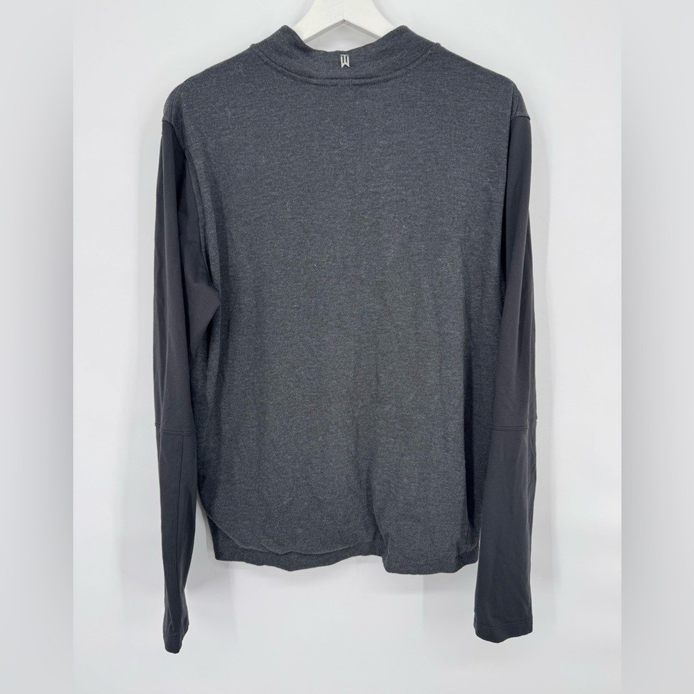 Nike Tiger Woods Collection 1/2 Zip Golf Pullover Heather Gray M