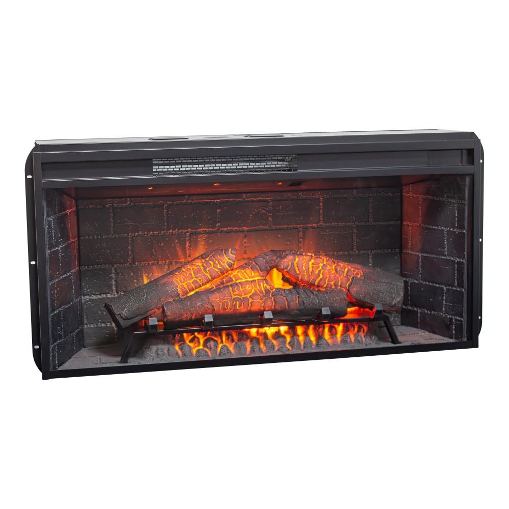 36" Infrared Electric Fireplace Insert w/ Touch Panel & Remote