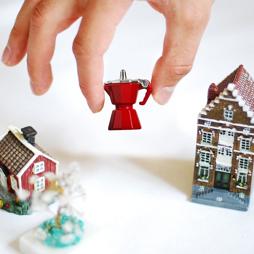 Mini Appliances Figurines Miniature Kitchen Accessories Coffee Machine