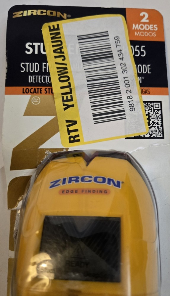 Zircon StudSensor HD55 Stud Finder - Yellow
