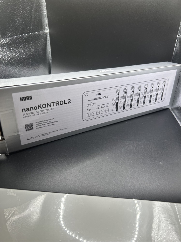 nanoKONTROL2 Slim-Line USB Control Surface, Black