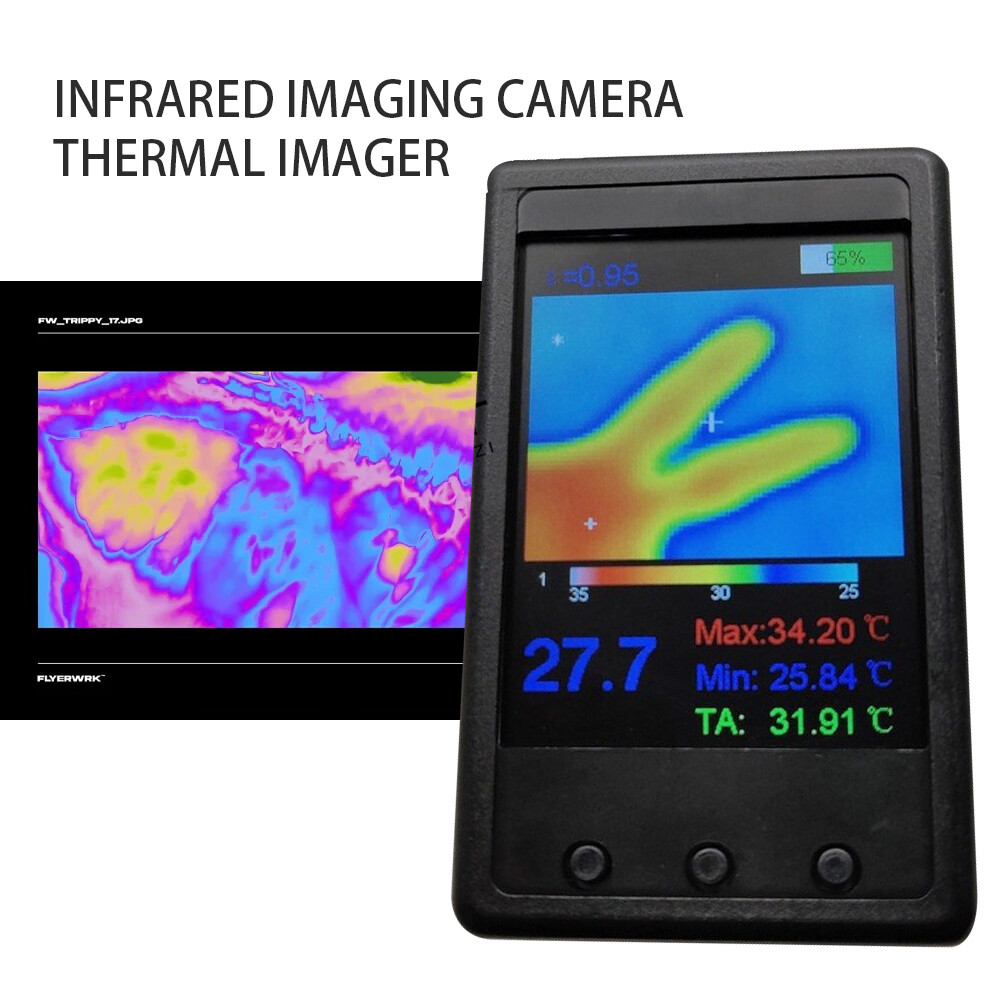 2.4" LCD Infrared Imaging Camera Thermal Imager Temperature Detector Handheld