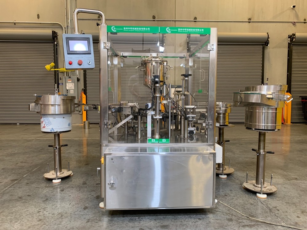 Automated Filling and Capping machine