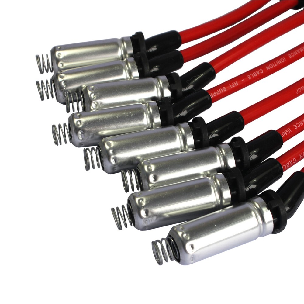 10.2MM High Performance Spark Plug Ignition Wire Kit For 2000-2009 CHEVY GMC