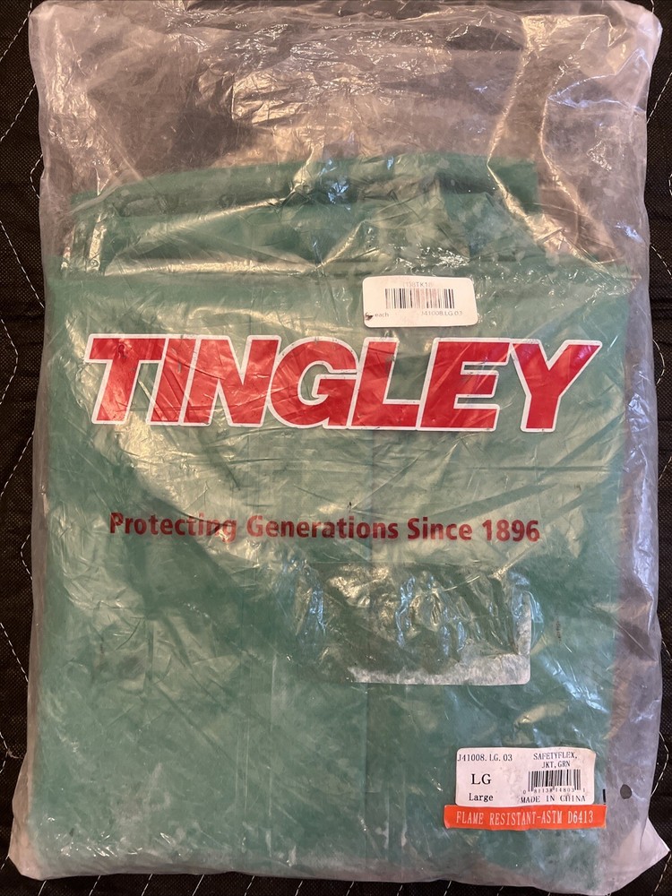 Tingley SafetyFlex Green Jacket J41008 - Large