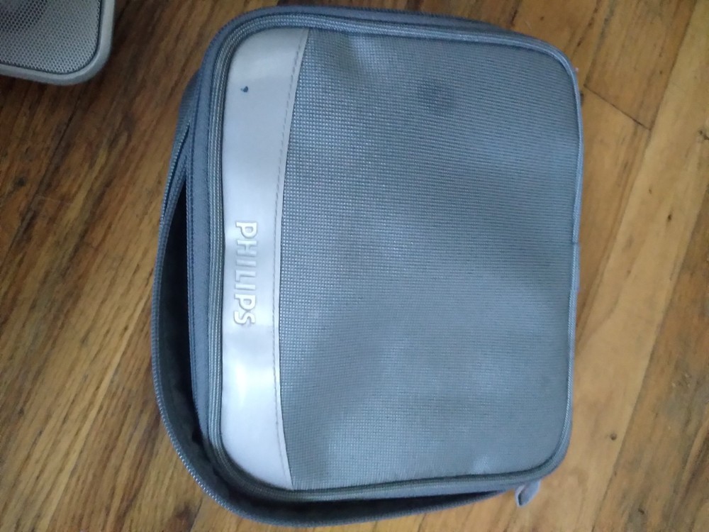 Philips Travel Speaker SBC BA300 Soft Case TESTED Grey