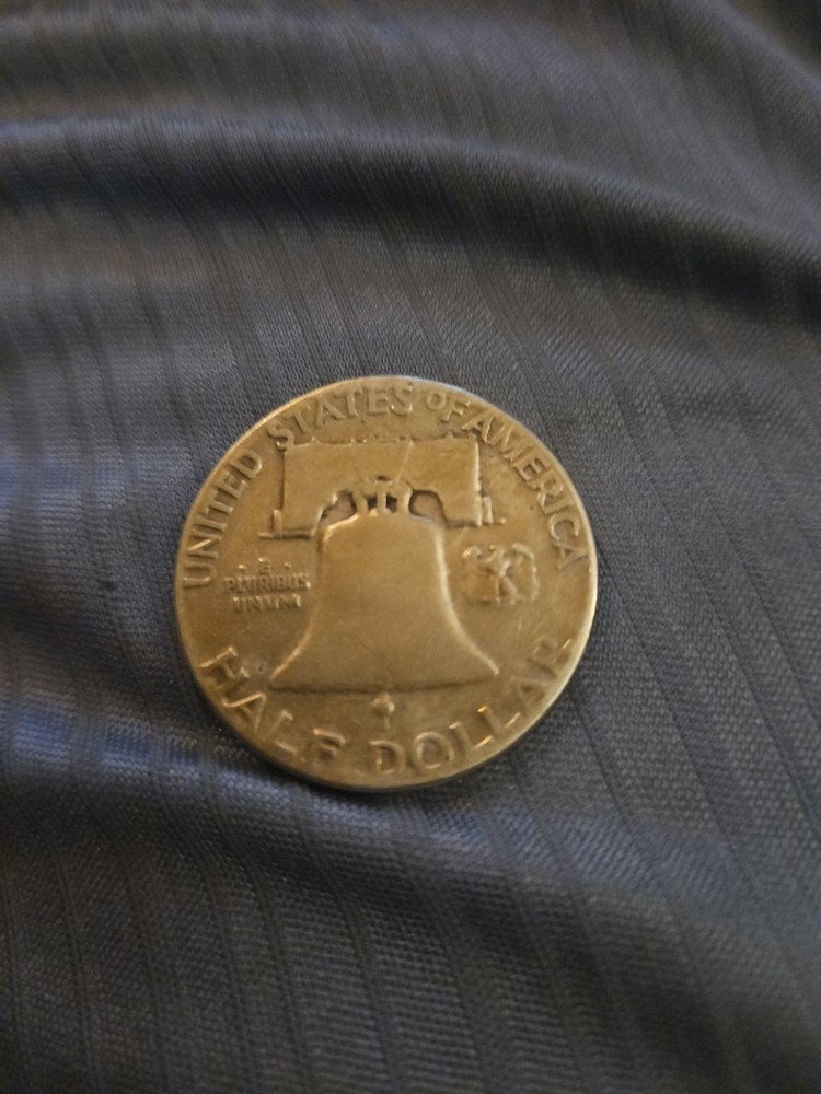 1951 Franklin Half Dollar Silver Coin