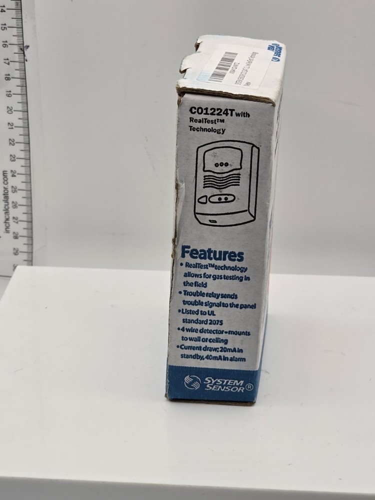 NEW & SEALED SYSTEM SENSOR C01224T CARBON MONOXIDE DETECTOR