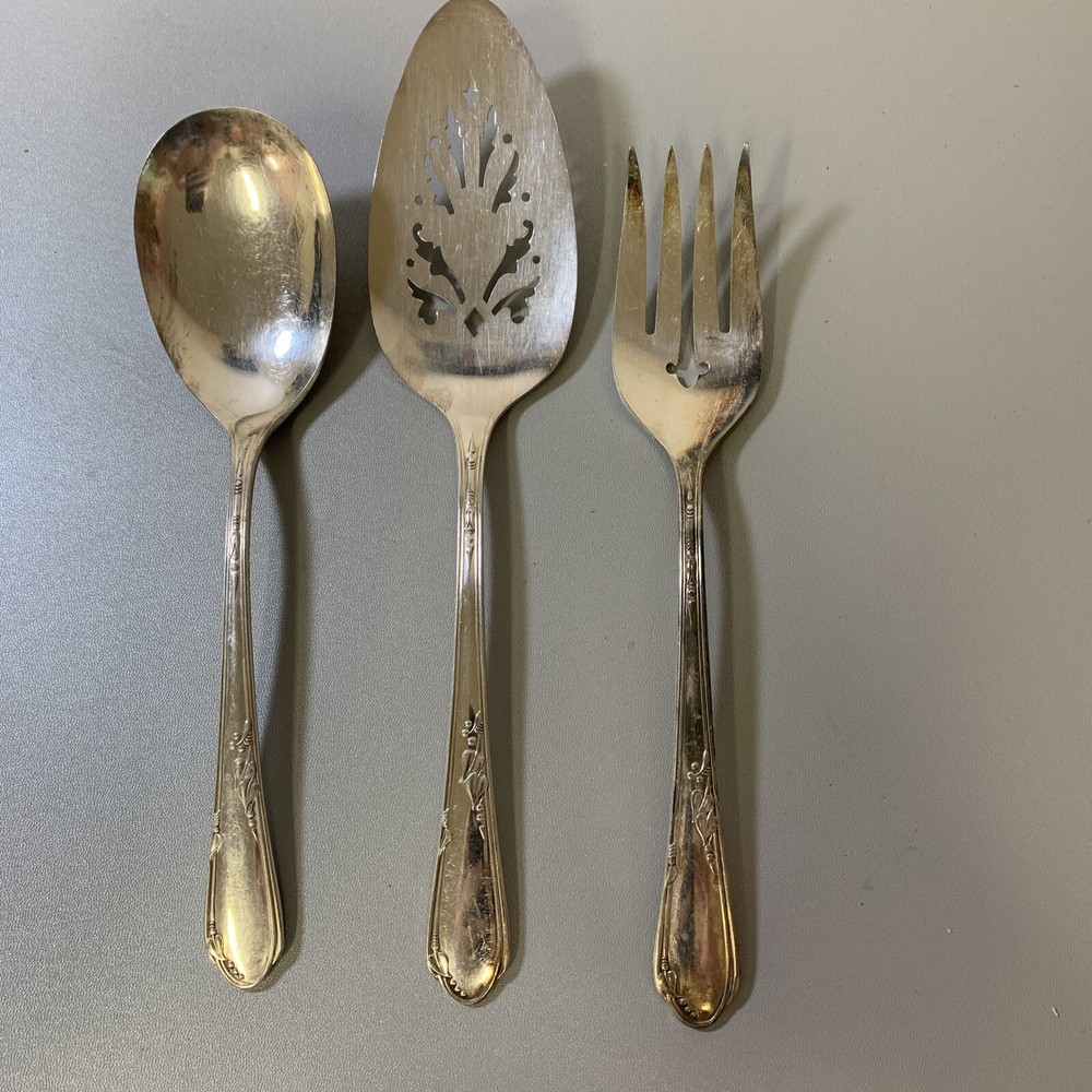 William Rogers Serving Silverware 3 Pieces