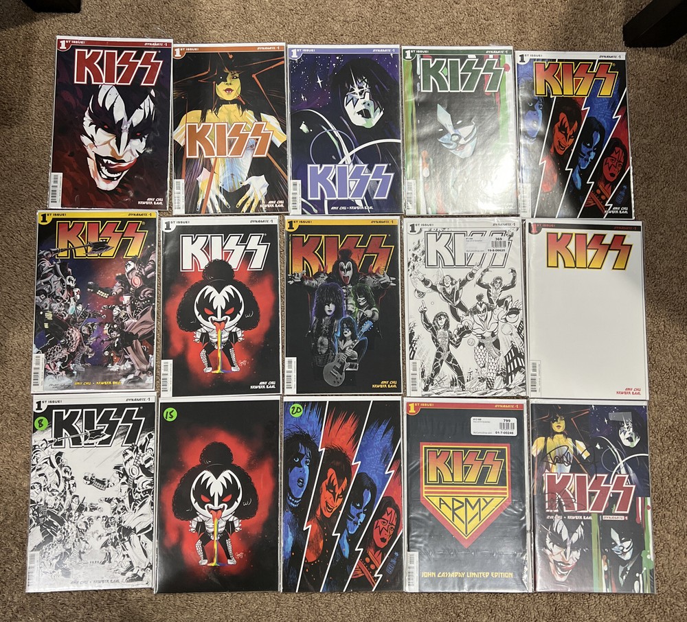 Kiss Memorabilia Dynamite Comic Books