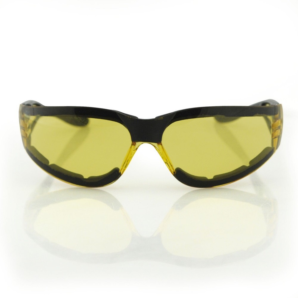 Bobster® Shield 2 Gloss Black Frame Yellow Lens