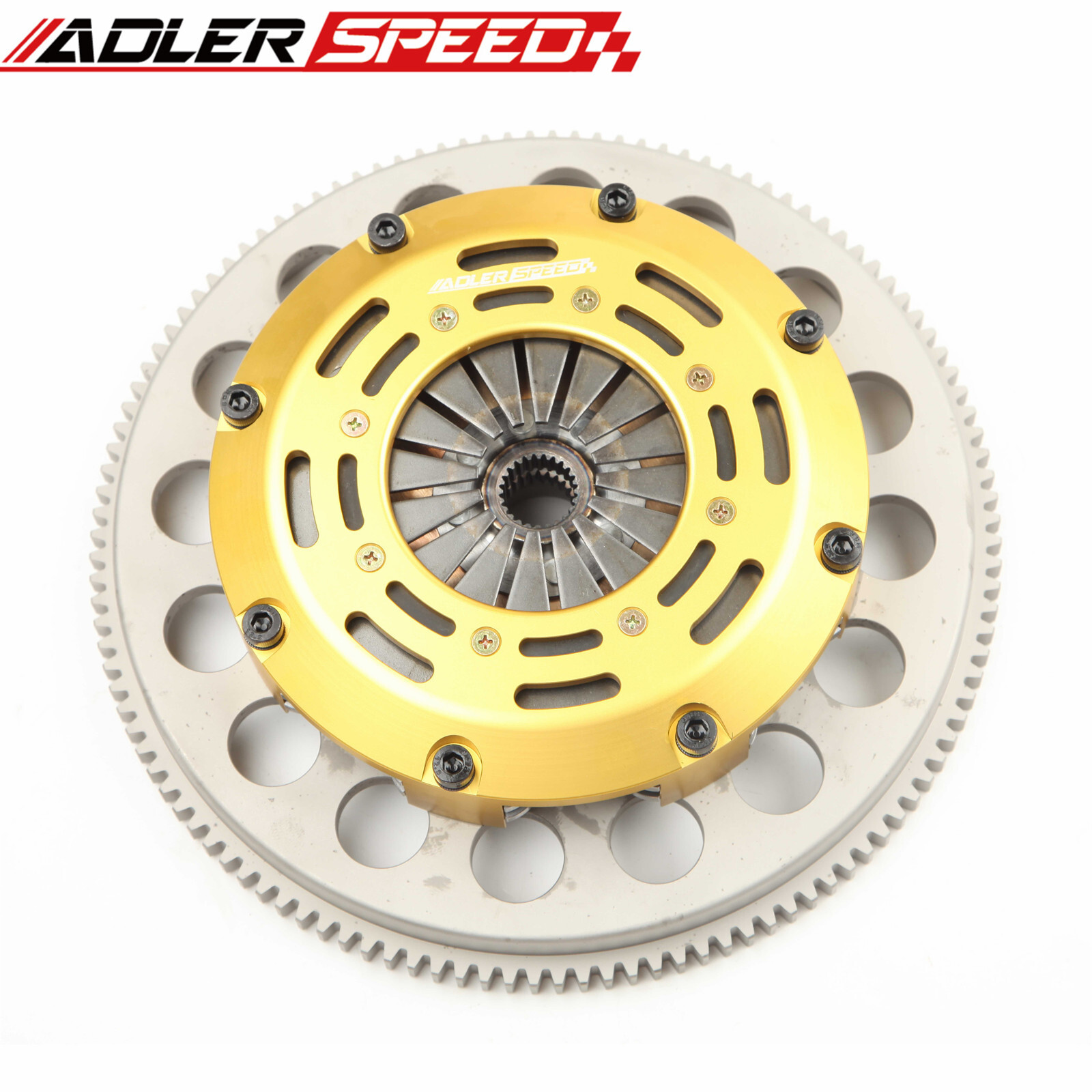 Racing Clutch Twin Disc Kit +Flywheel For Nissan Skyline RB20DET RB25DET 5 SPEED