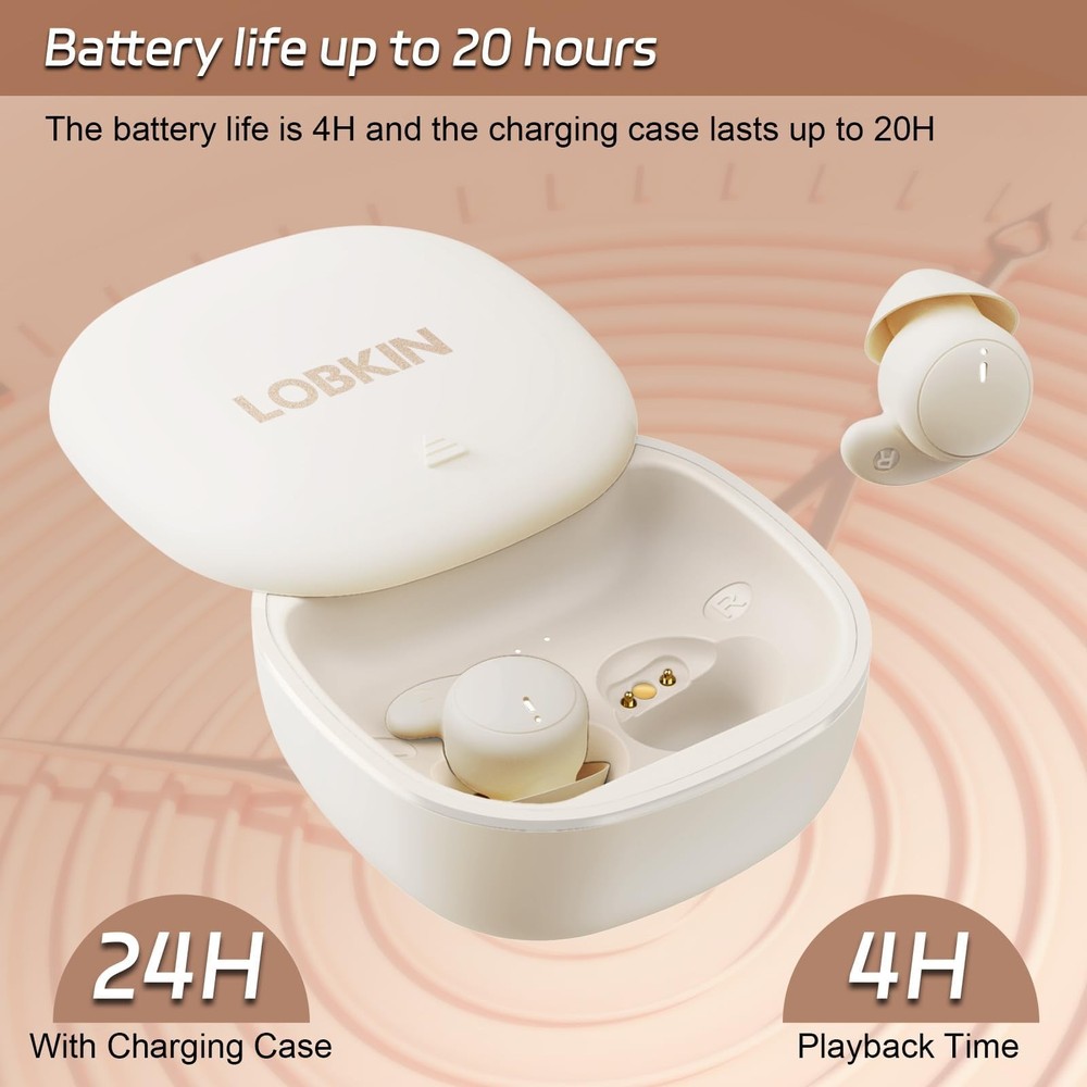Sleep Earbuds,Wireless Bluetooth Noise Blocking Sleeping Headphones,Sleep Ear...