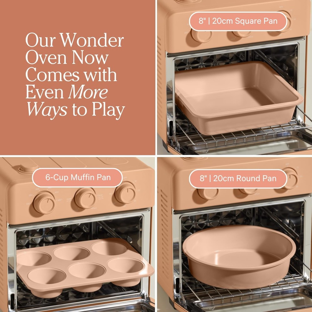 Oven Baker’s Kit 3-Piece Ceramic Nonstick Bakeware Set 8”