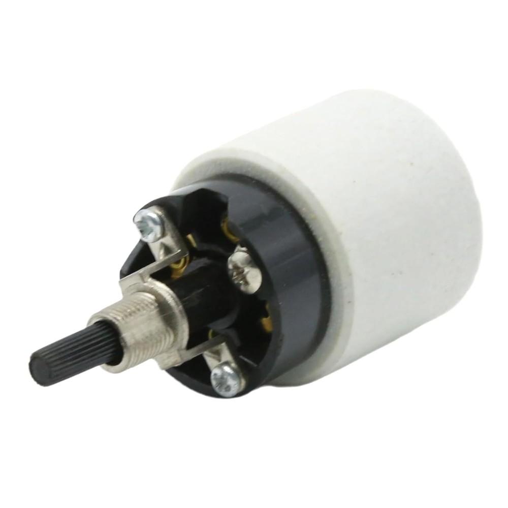 Rotary Lamp Switch Replacement with Socket Holder 660W 250V E26 E27, Porcelain L