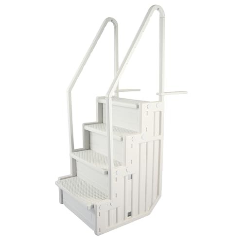 Blue Wave Easy Pool Step Above Ground Swimming Pool Step to Deck Pool Step Only