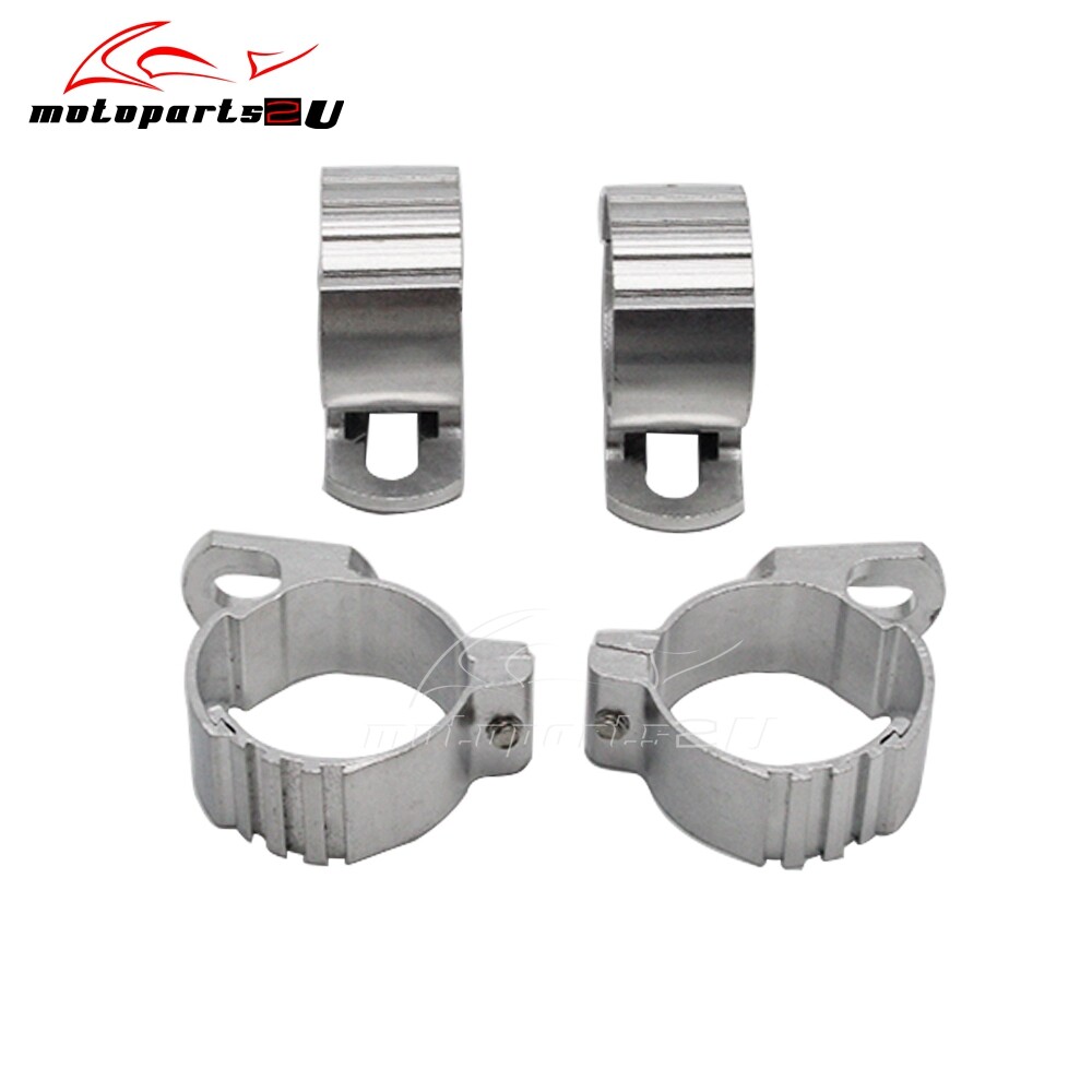 1 Set Adjustable Fairing Clamp Bracket Assemblies For Motorcycle 42-50mm Forks