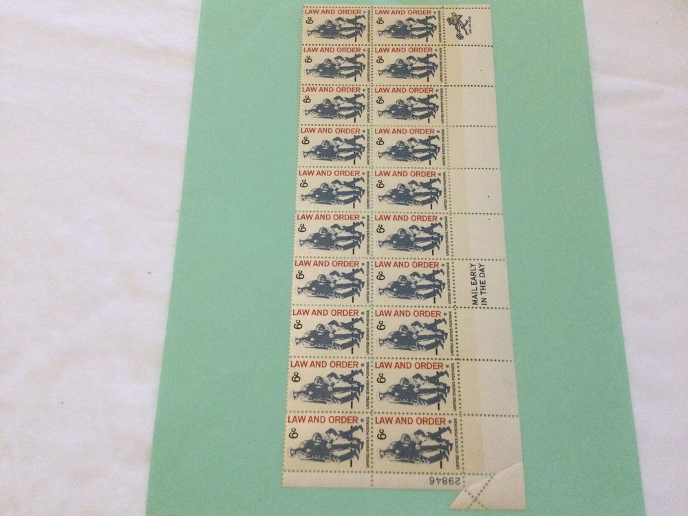 Scott # 1343 “ Fold Over Error” MNH