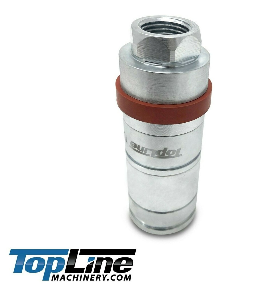 1/2 (#8) SAE Thread Hydraulic Ag Female Coupler Push Pull Connect Under Pressure