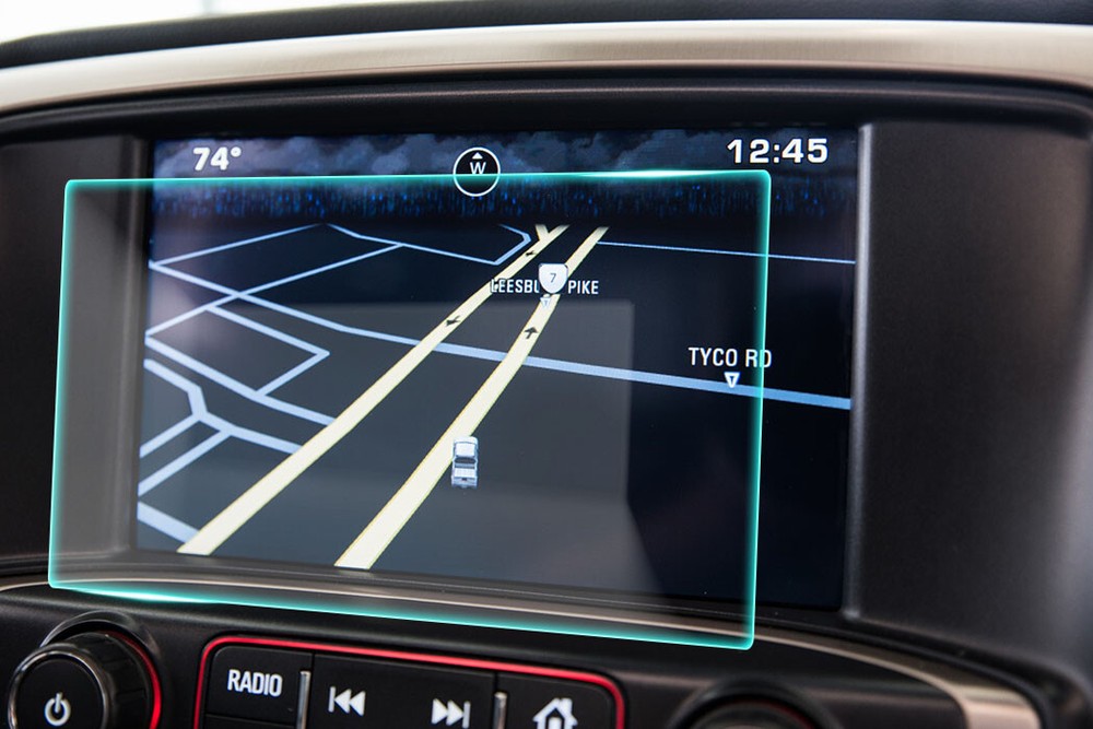 Crystal Clear Screen Protector for 2015 GMC Sierra Vehicle Navigation