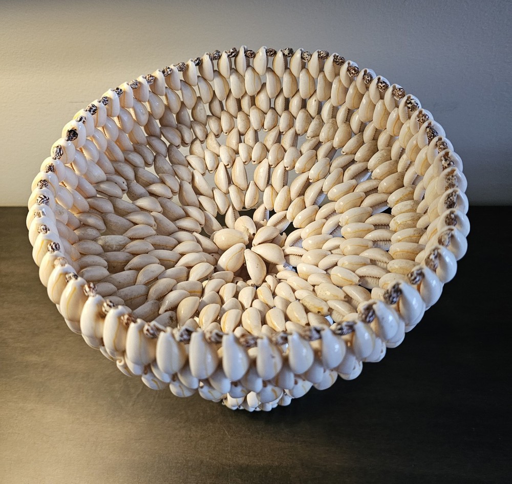 Seashell Pedestal Basket