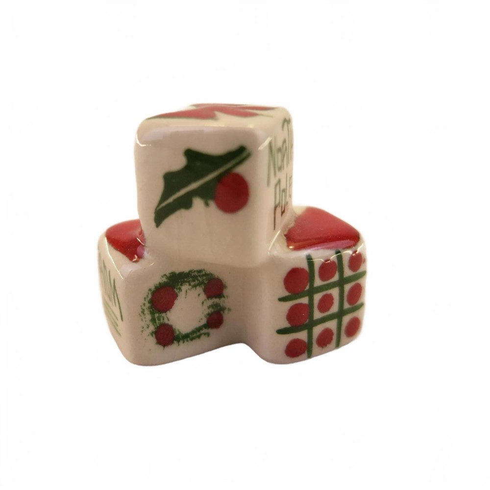 Festive Ceramic Gift Blocks - North Pole Design