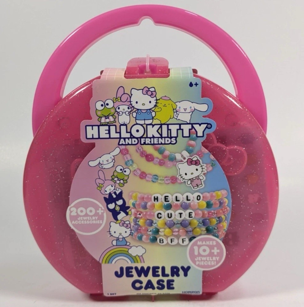 Hello Kitty & Friends ~ Coloring Creativity Set Activity Kit & Jewelry Case ~