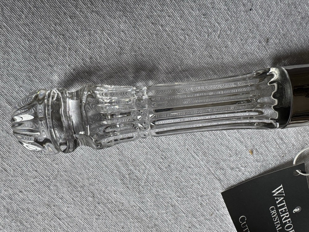 Waterford Crystal Cake Knife Server With Original Box
