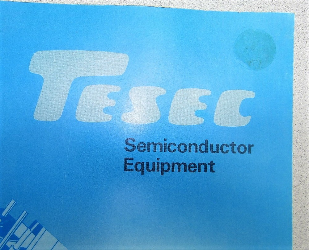 TESEC Corp. Semiconductor Equipment Catalog 1982-83 Edition