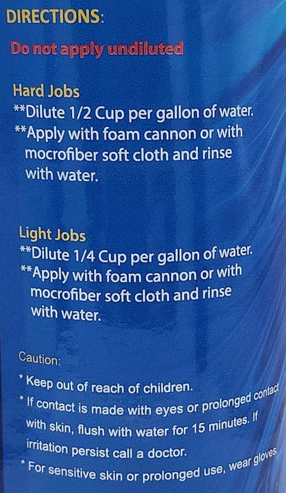 Flowshine Blue High Foam Soap PH Balanced (2 bottle)