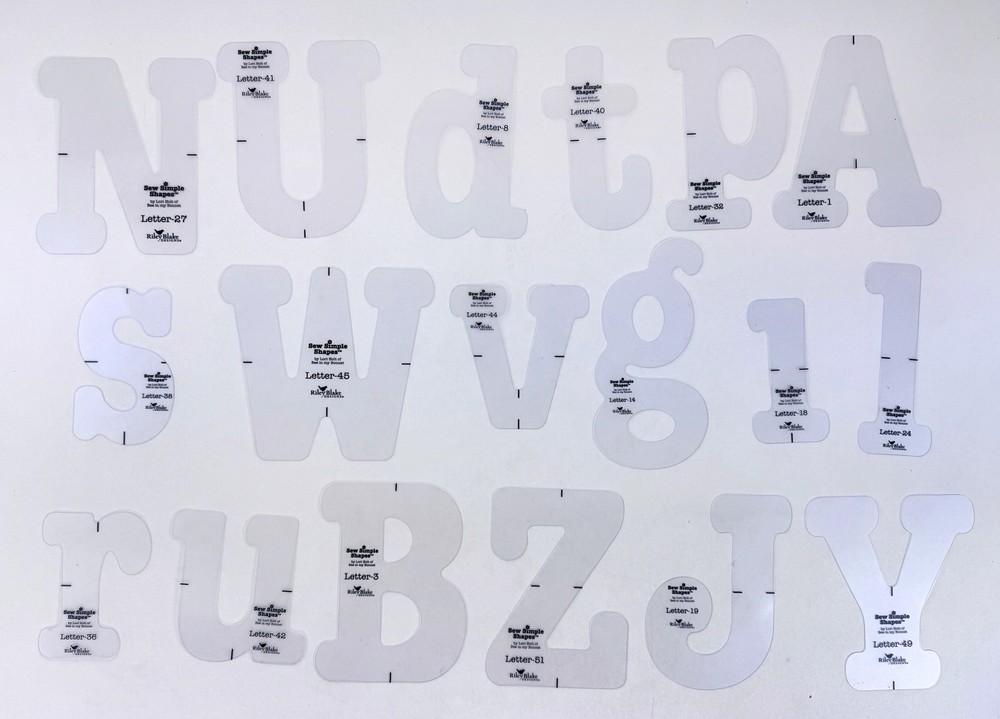 Lori Holt - TYPE/ography Letters Sew Simple Shapes