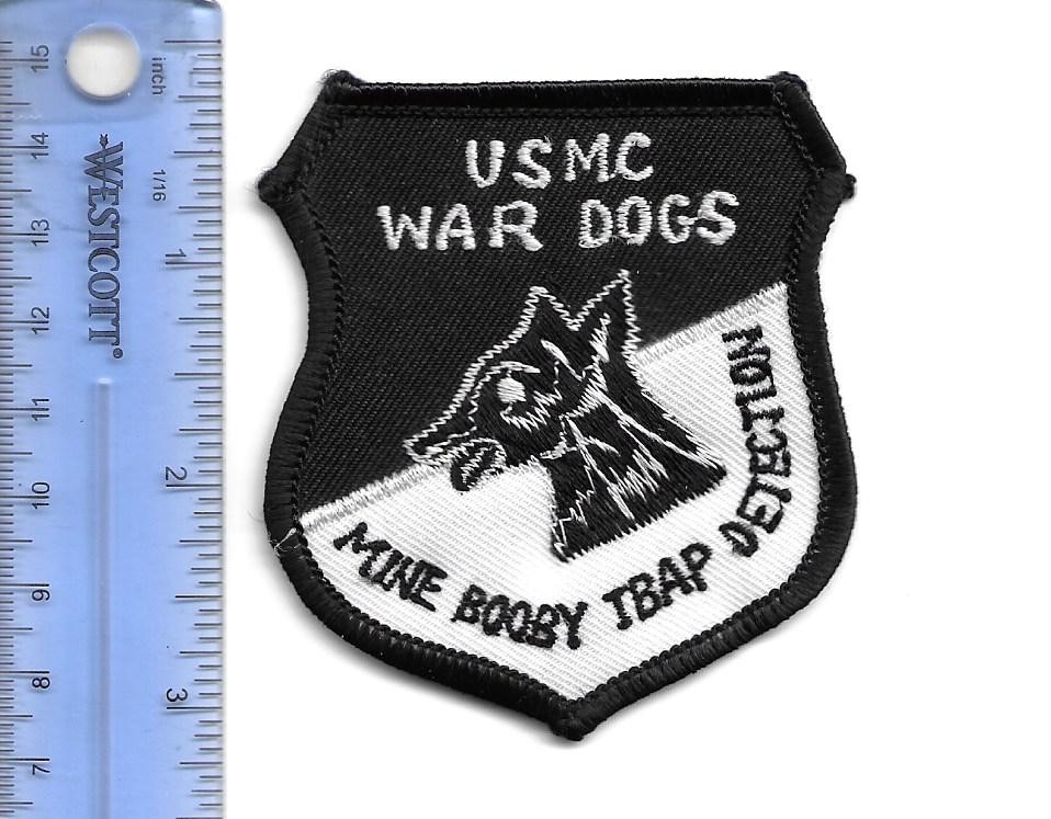 USMC War Dogs - Mine Booby Trap Detection patch