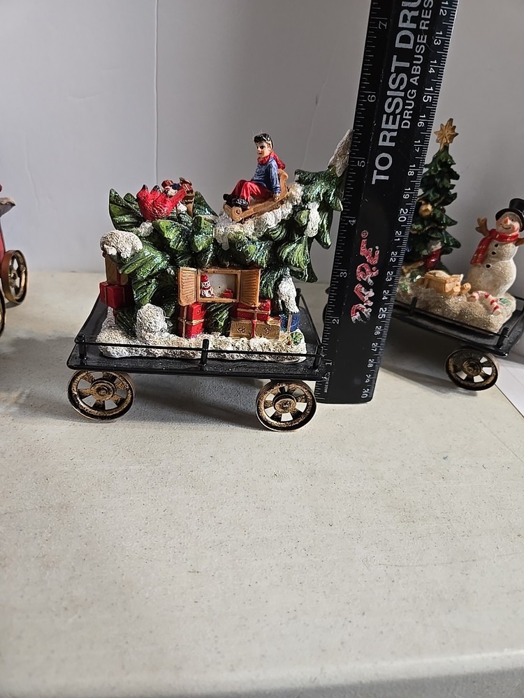 Transpac Holiday Train Set 3 Pc. Set