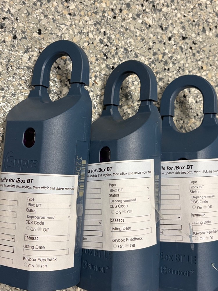 Supra iBox BT LE - Deprogrammed in Working Condition with Shackle Codes