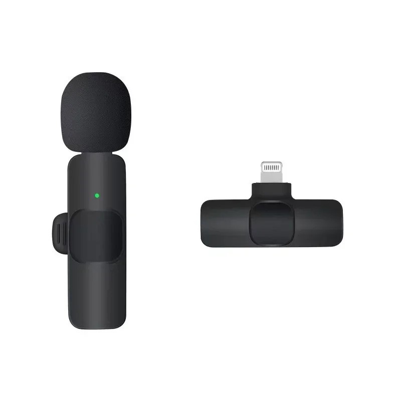 Lavalier Microphone Wireless Audio Video Recording Mini Mic For Android/iPhone*