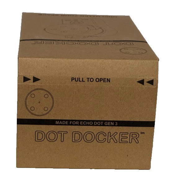 Echo Dot Docker Wall Mount for Dot Gen 3-New Sealed Boxes-Black