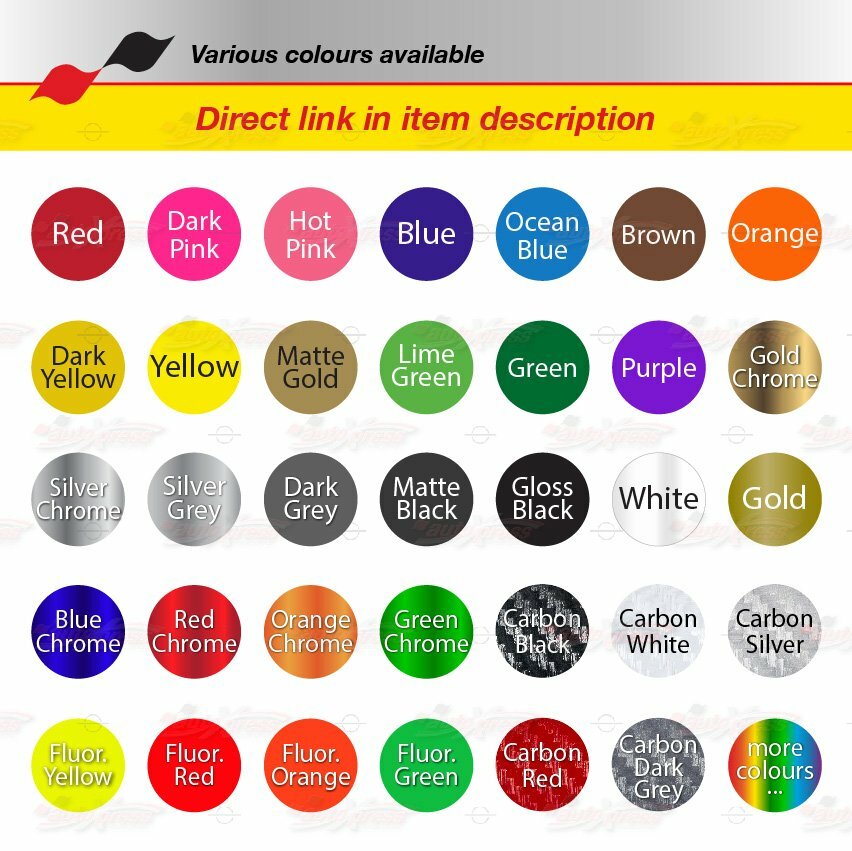 1/2" Roll Vinyl Pinstriping Pin Stripe Solid Line Car Tape Decal Stickers 12mm