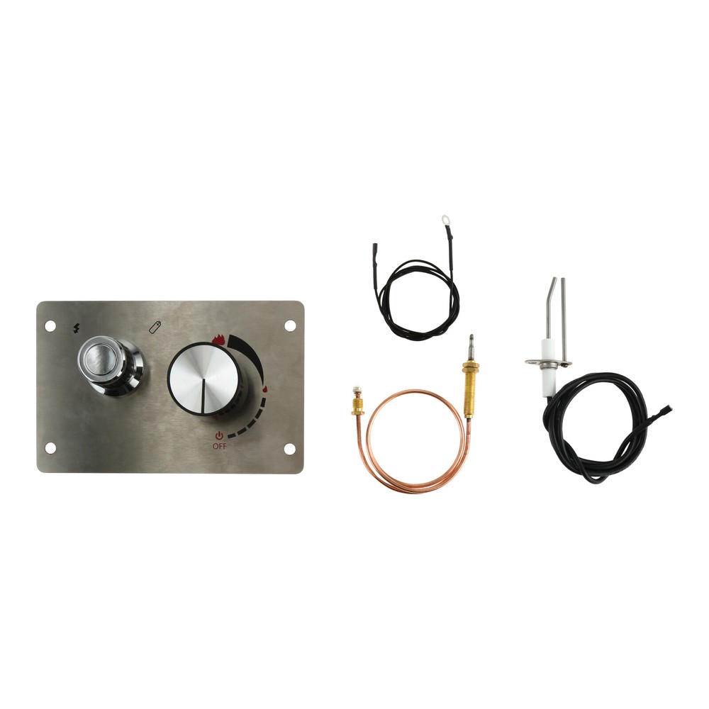 Flat Panel Brazier Valve Control System Fire Pit Gas Burner Spark Ignition Kit