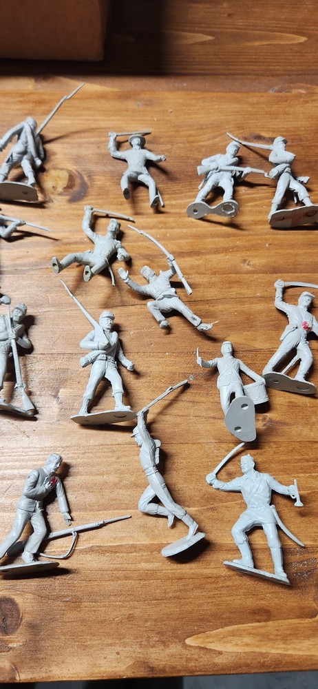 55 Marx Confederate Figures