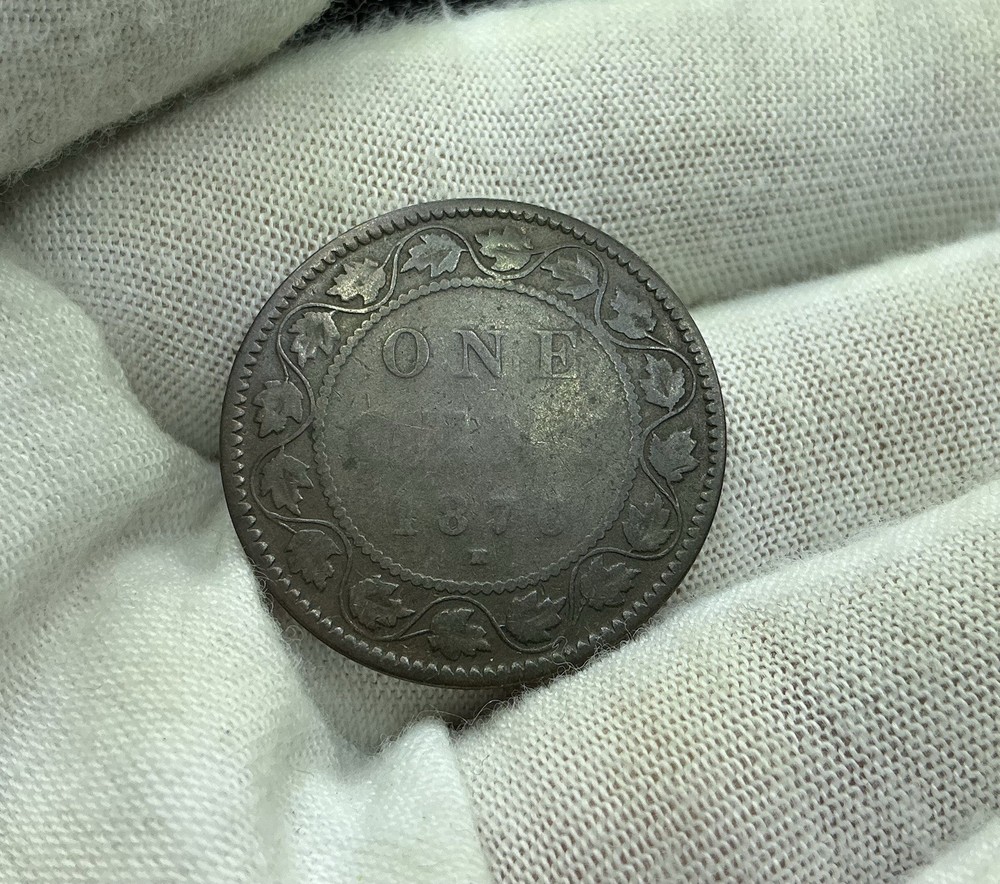 1876 H  Canada Large Cent Queen Victoria U202