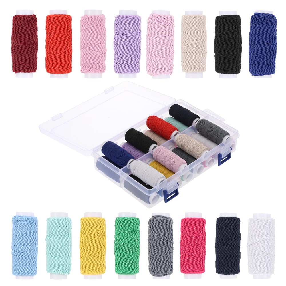 Elastic Sewing Thread for Sewing Machine, 0.5 mm Shirring Elastic Thread for ...