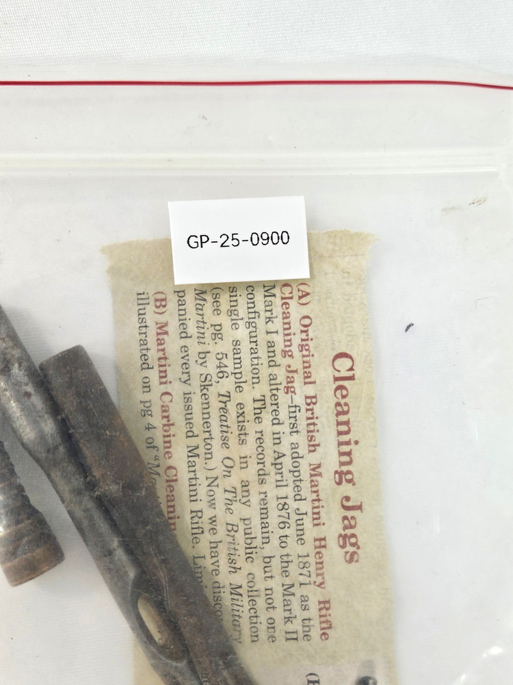 Original British Martini-Henry Rifle Third Model Cleaning Jags
