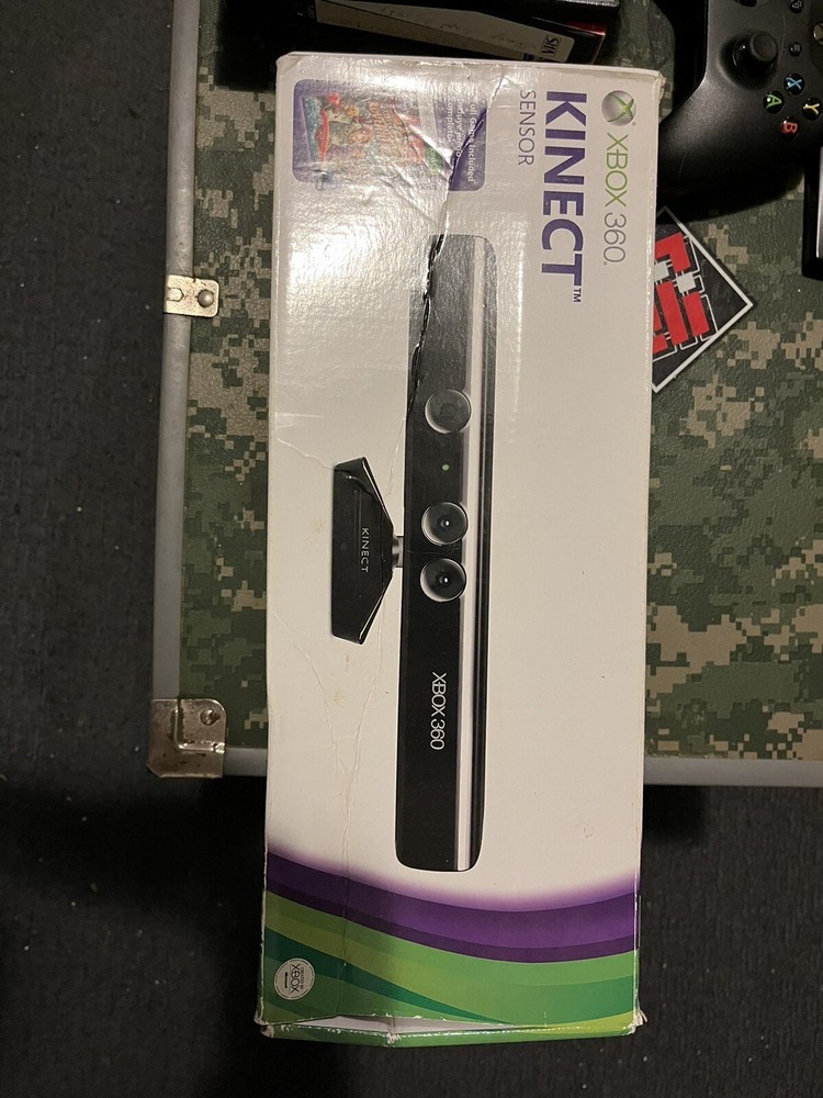 Xbox Kinect Sensor and 2 Xbox Kinect Games