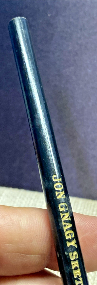VINTAGE JON GNAGY SKETCHING PENCIL ARTBROWN N.Y. UNSHARPENED