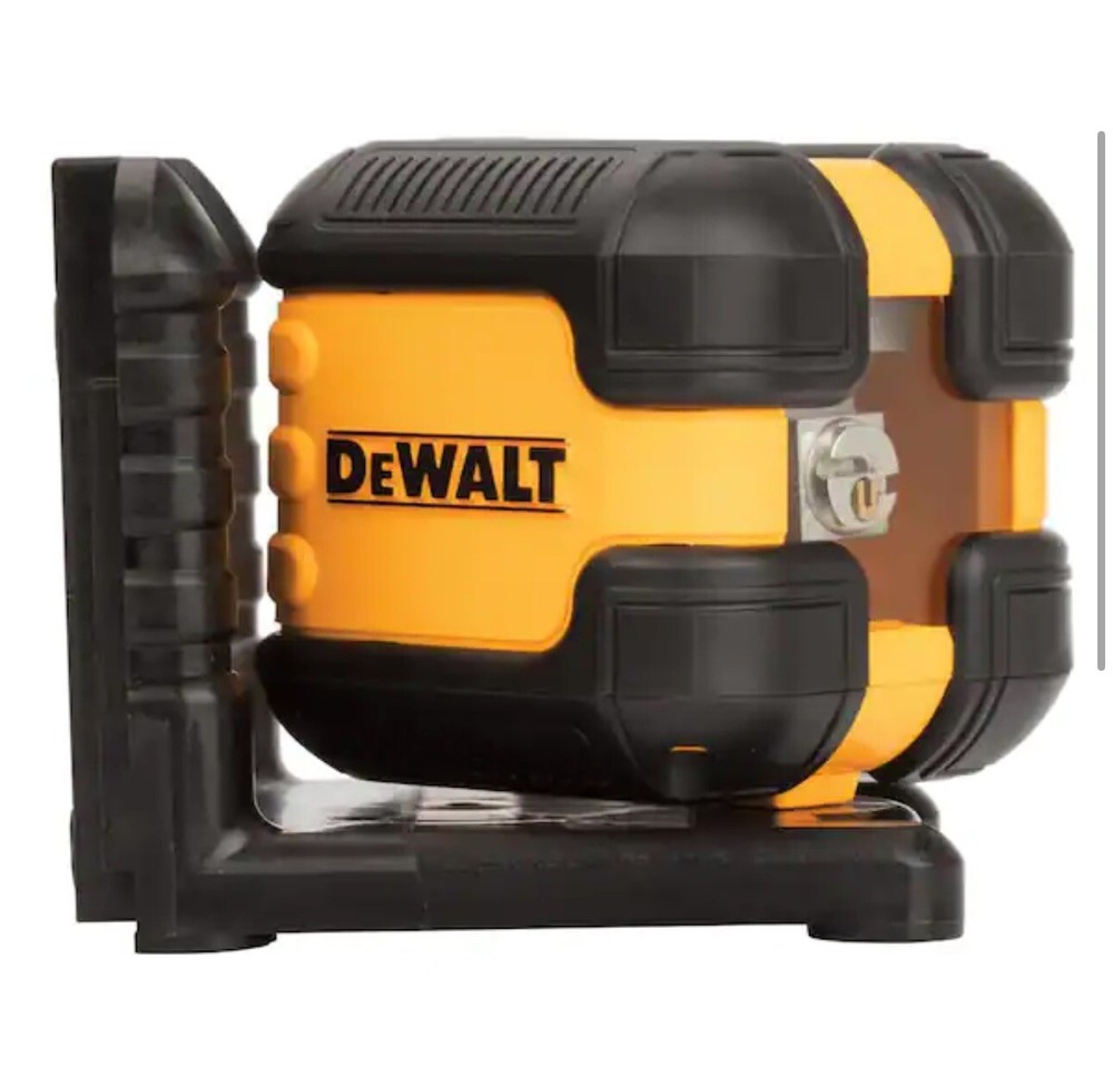 DeWALT DW08802 Red Self-Leveling Cross Line Laser Level Batteries & Case