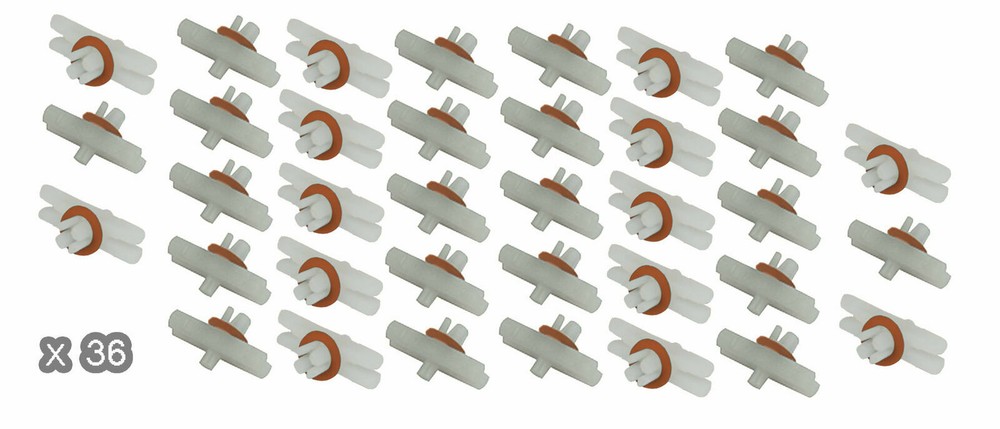 VW TYPE 1 BUG 1967-1977 SUPER BEETLE 1971-1979 BODY MOLDING CLIPS SET OF 36