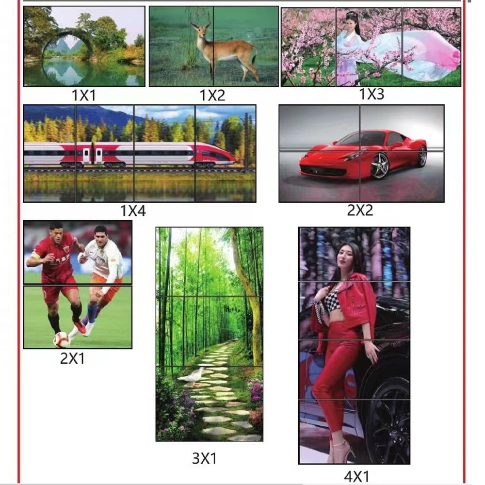 1X2 1X4 1X3 2X1 3x1 4X1 2x2 HDMI DVI Multi Video Controller Processor Splicer e