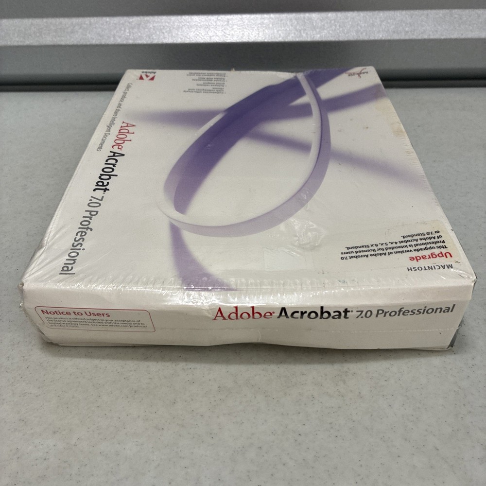 Adobe Acrobat 7.0 Professional For Mac (Upgrade VERSION) *NOS/ Sealed