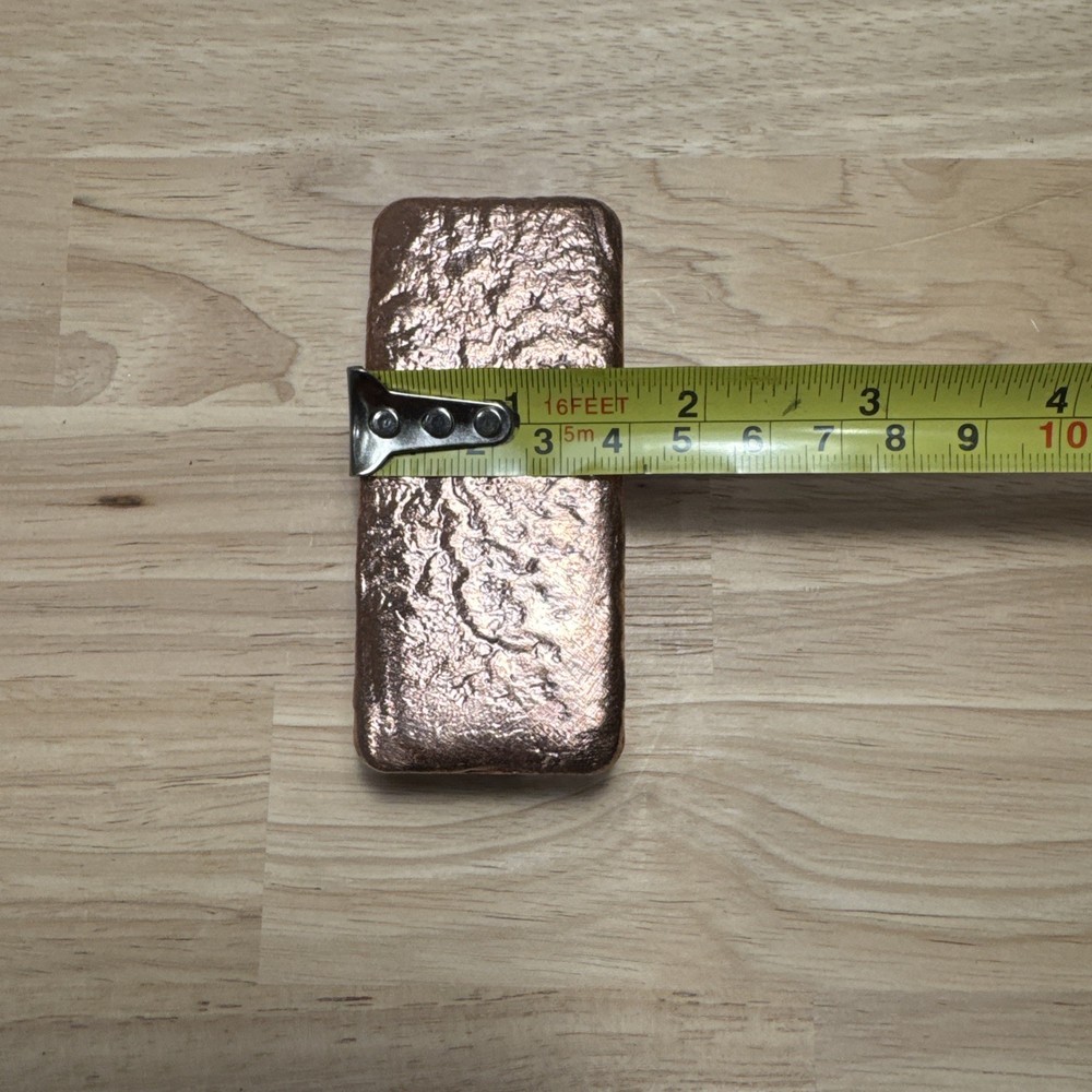 1.2 lb+ Hand Poured Copper Bar
