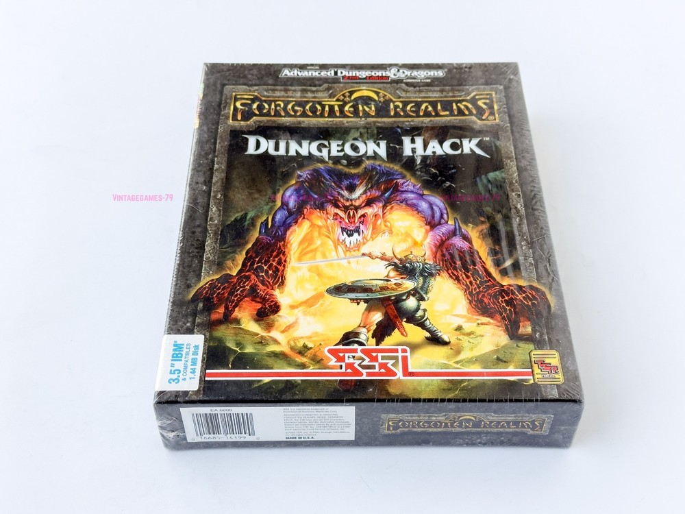 AD&D Dungeon Hack - SSI - 1993 / IBM PC - Sealed